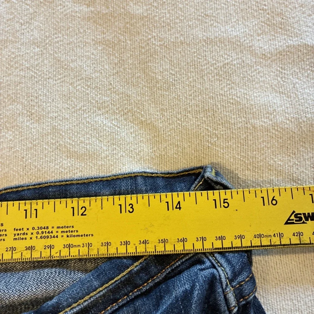 Vintage Women's Jeans Lucky Brand 6/28 Blue Easy Rider Straight USA Button Fly - Picture 2 of 12